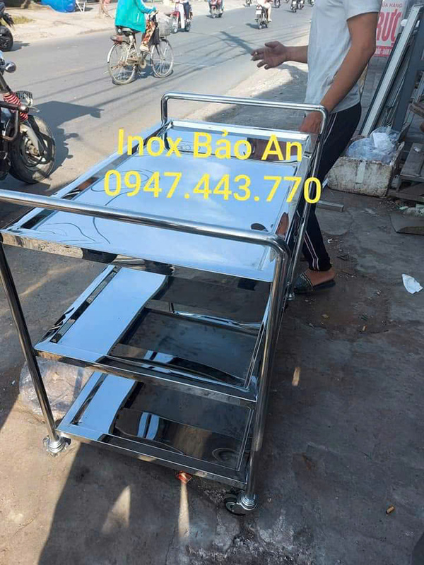 Xe đẩy inox